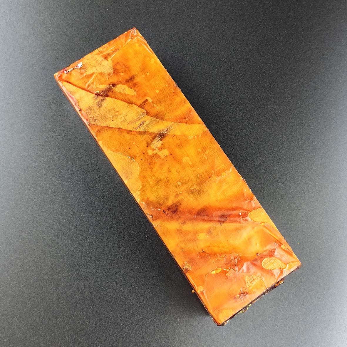 Брусок стабилизированной карельской берёзы для рукояти ножа